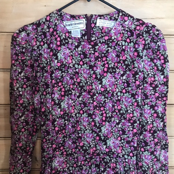 Vintage floral dress. Size small. - Picture 2 of 6